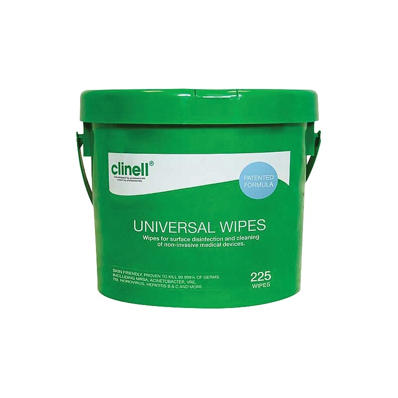 Cleaning Wipes by Clinell - Bucket of 225