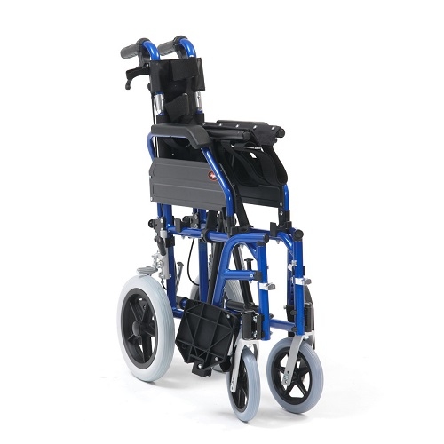 Aluminium Transport Wheelchair with Deluxe Seat 