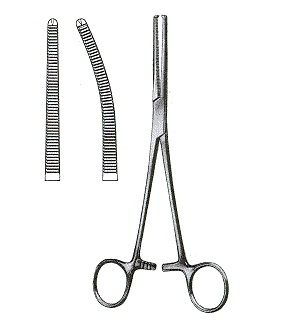 ROCHESTER-OCHSNER Artery Forceps 1:2 Teeth Curved  18 cm  