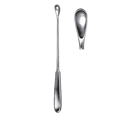 GOURDET Uterine Scoop Blunt 12.0mm 28 cm