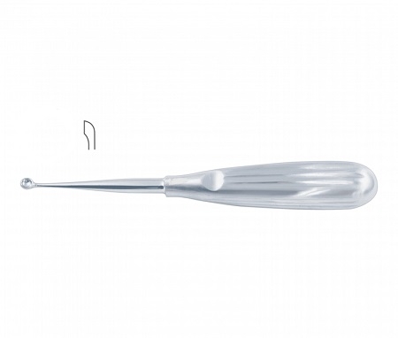 BRUNS Bone Spoon  Length 17 cm Scoop Size 6mm