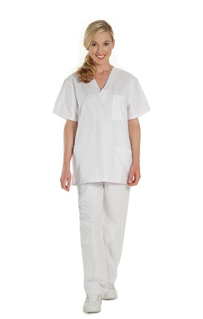 Scrub Suit XXX Large in White