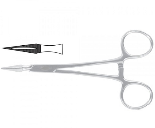  STIEGLITZ Splinter Forceps Curved 15 cm