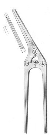 PAYR BABY Stomach Clamp Forceps 15 cm