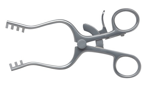 WEST Retractor 3:3 Prongs Blunt 13 cm