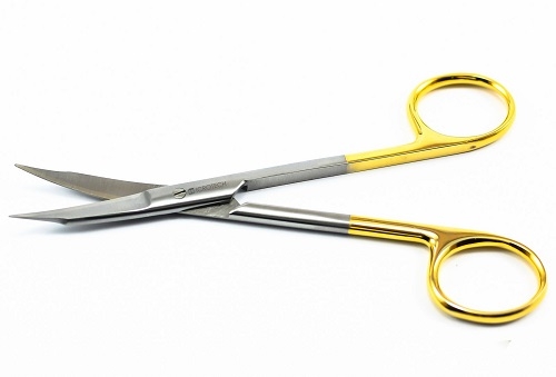 GOLDMAN-FOX TC Scissors Pointed Straight 13 cm