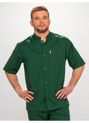  Mens Healthcare  Work Tunic In Green Large   