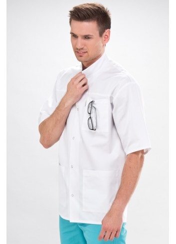  Mens Healthcare Work Tunic In White  Medium 