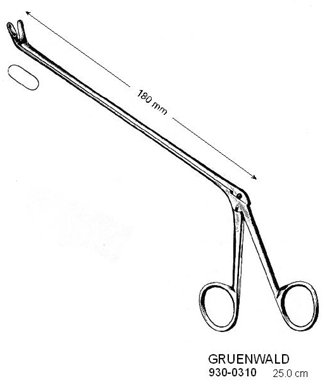 GRUENWALD Laminectomy Rongeur 25 cm