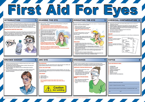 First Aid for Eyes Poster