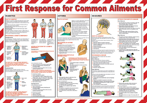 First Response For Common Ailments Poster