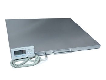 Digital Platform Scale for Vets in Stainless Steel