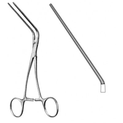 LELAND-JONES Atrauma Blood Vessel Forceps 18 cm