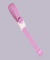Pink Tourniquet - Quick `break` release mechanism. Simple to operate  durable and offers all the features of higher priced tourniquets  together with our interesting and colourful band designs